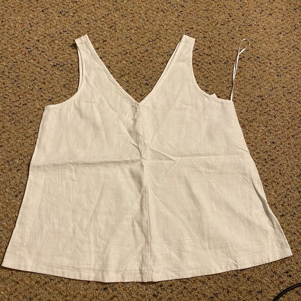 White tank top